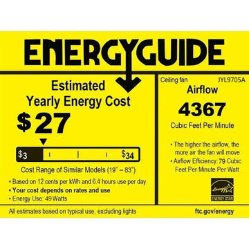 Kris 42" Crystal LED Ceiling Fan With Remote - JONATHAN Y